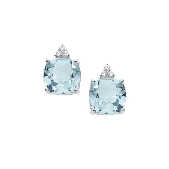Pendientes Comete Mujer Fantasia Di Topazio in Oro blanco ORB852 - ORB852